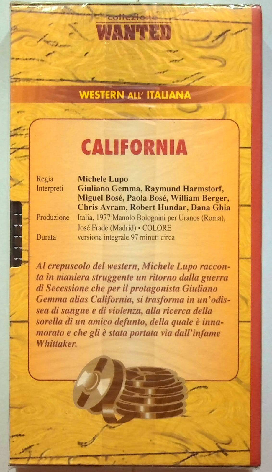 EBOND California Editoriale VHS VH000926