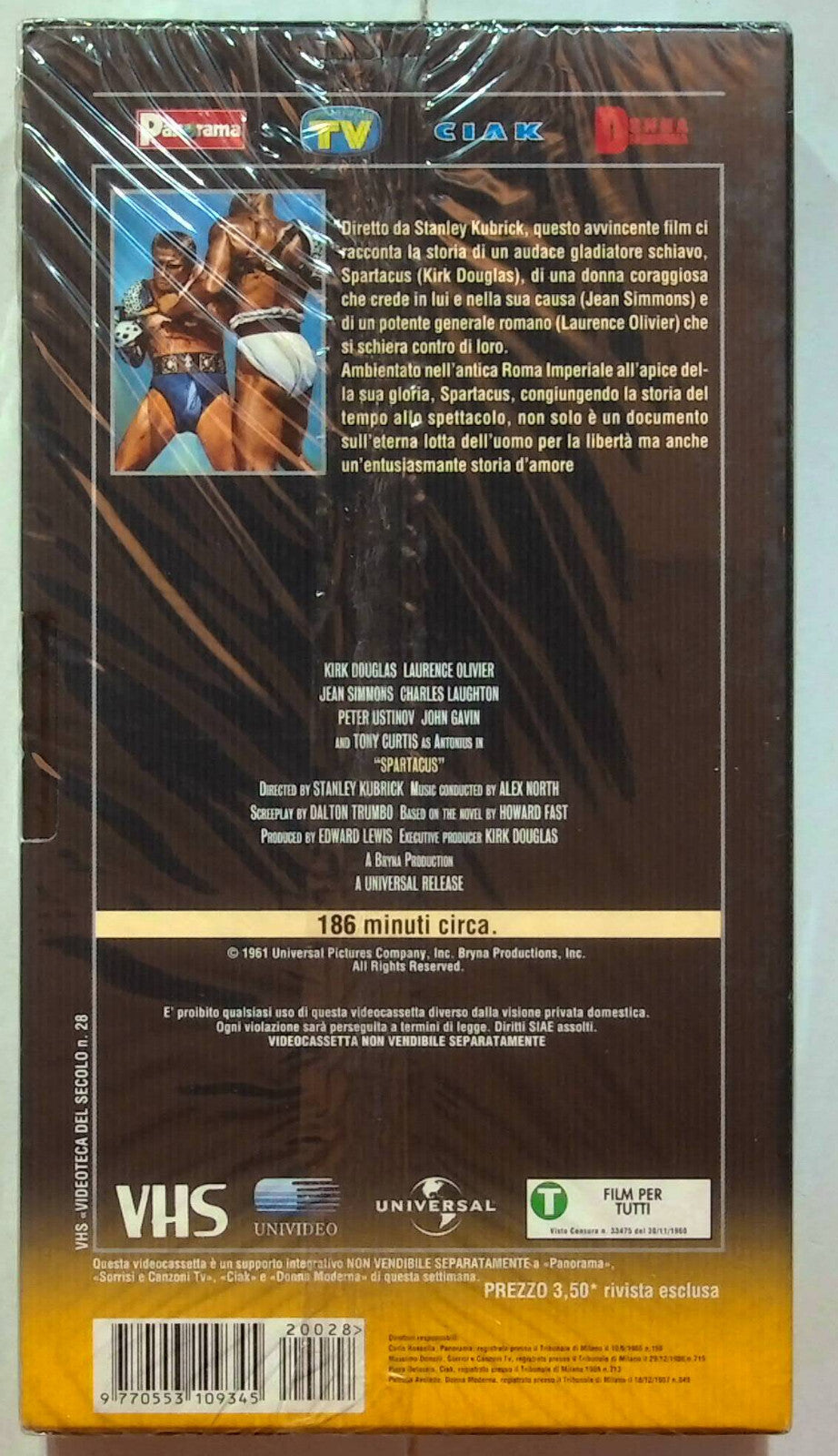 EBOND Spartacus Editoriale VHS VH000937