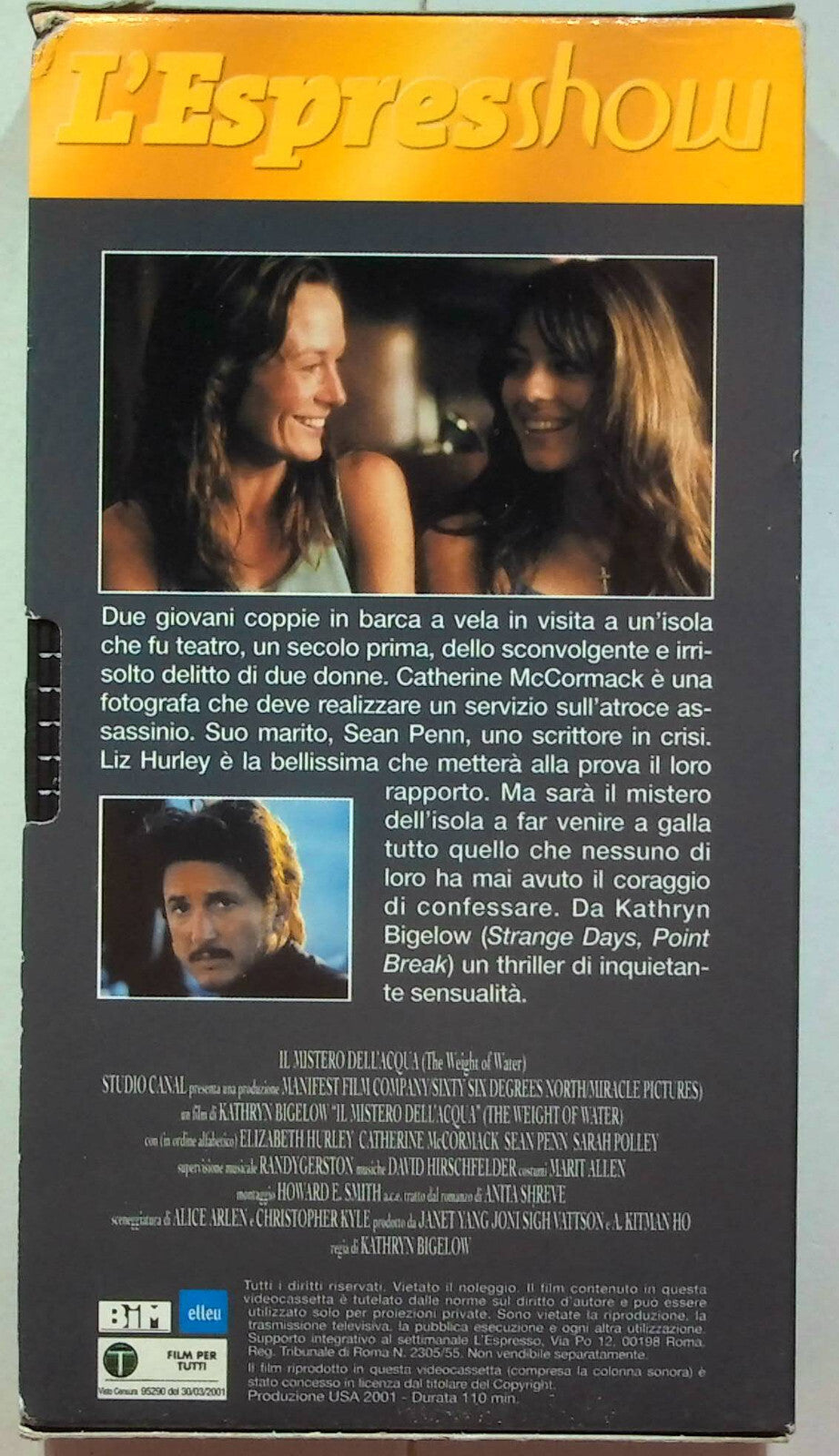 EBOND Il Mistero Dell Acqua Editoriale VHS VH000962