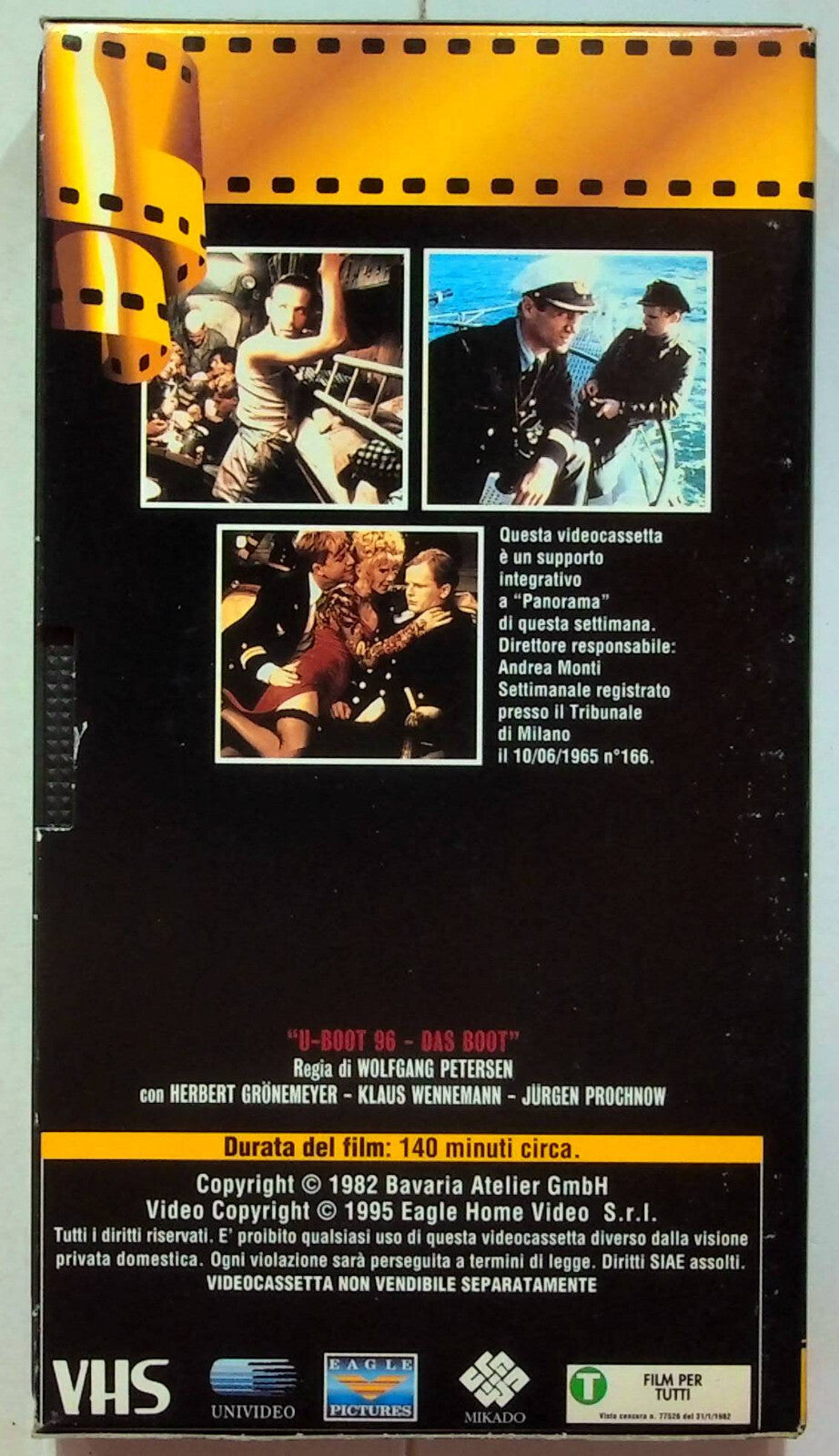 EBOND U-boot 96 Editoriale VHS VH000977