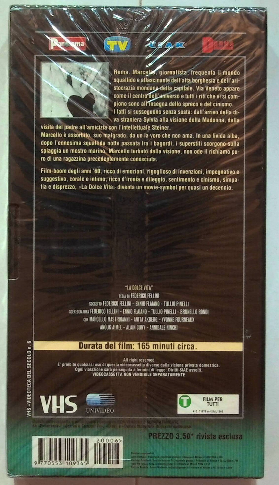 EBOND La Dolce Vita Editoriale VHS VH000982