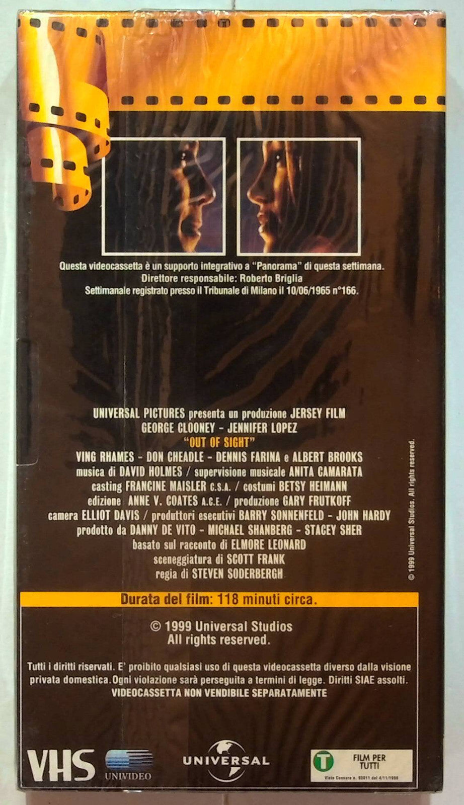 EBOND Out Of Sight Editoriale VHS VH000986