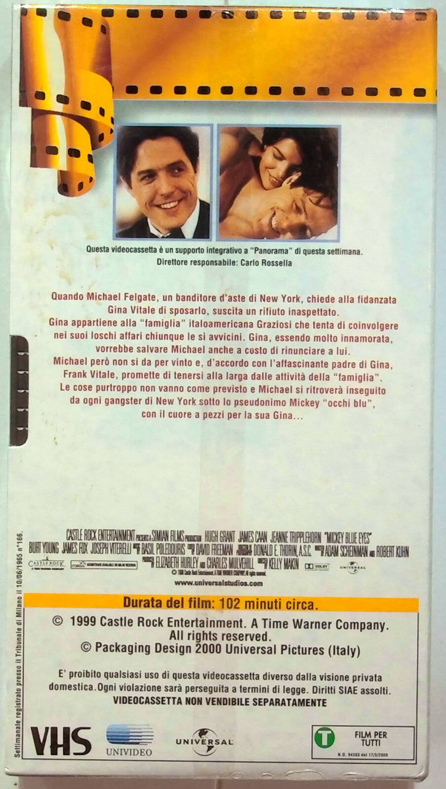 EBOND Mickey Occhi Blu Editoriale VHS VH001013