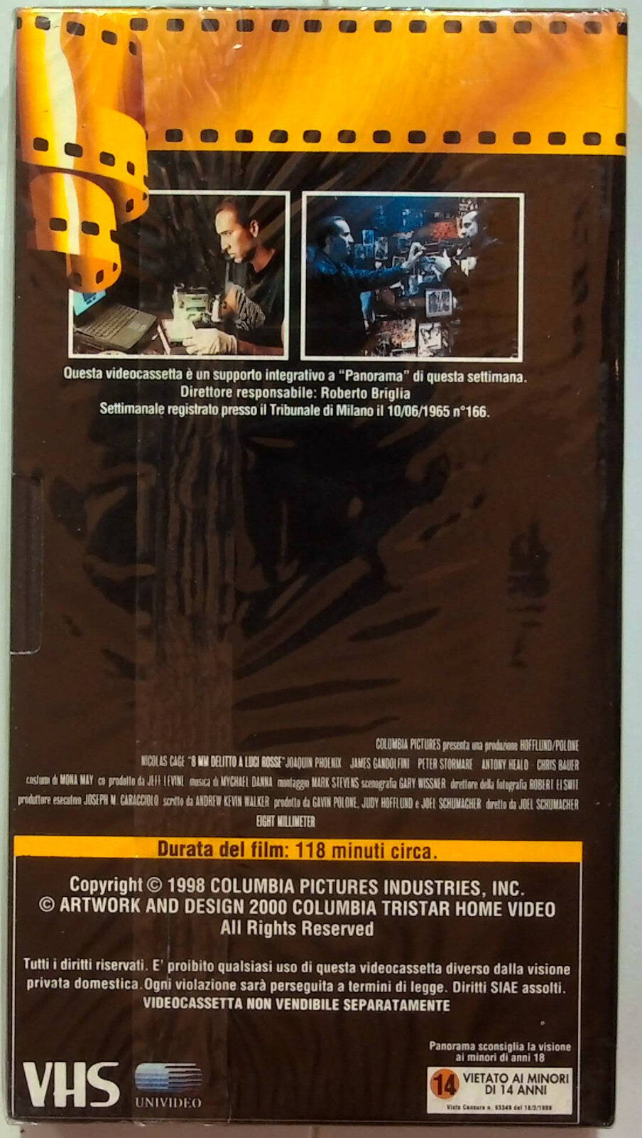 EBOND 8mm Delitto A Luci Rosse Editoriale VHS VH001014