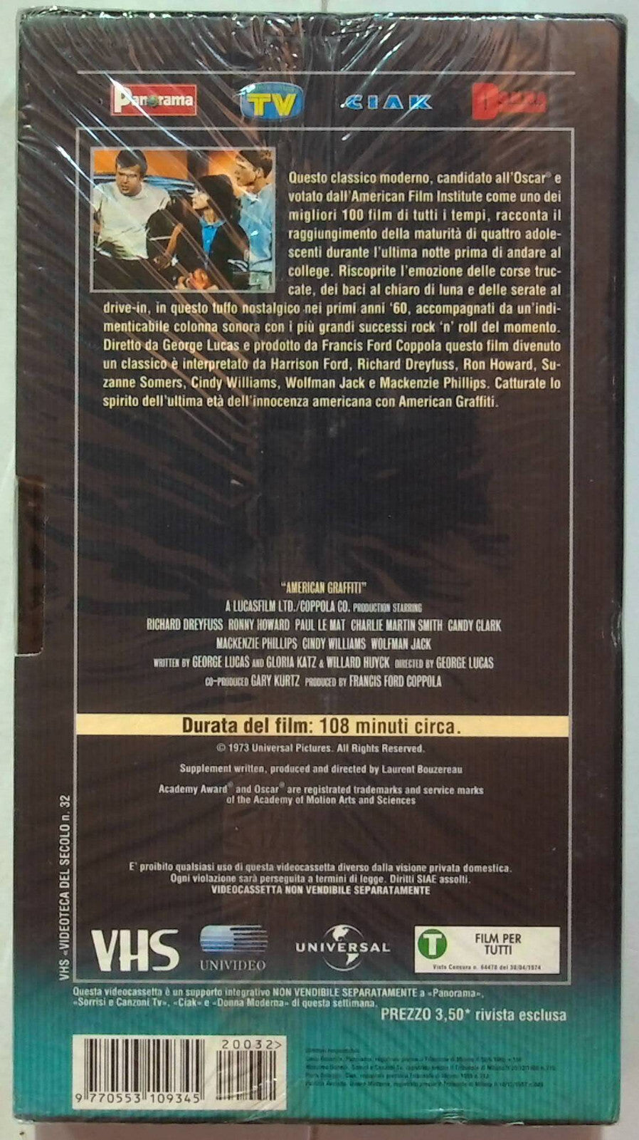 EBOND American Graffiti Editoriale VHS VH001022