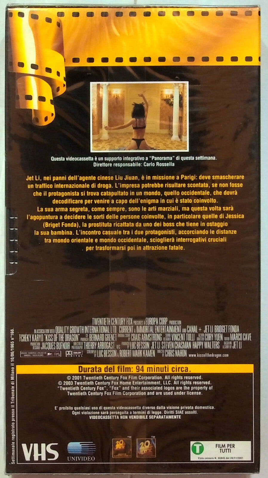 EBOND Kiss Of The Dragon Editoriale VHS VH001025