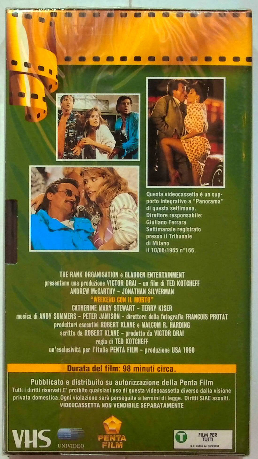 EBOND Weekend Con Il Morto Editoriale VHS VH001029