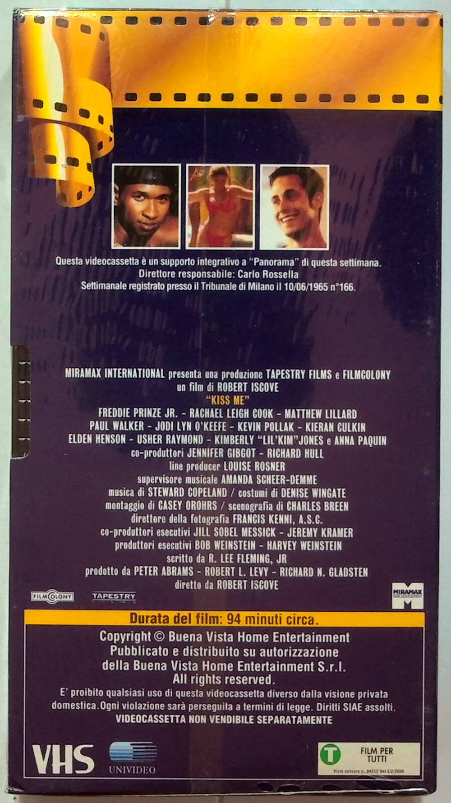 EBOND Kiss Me Editoriale VHS VH001032