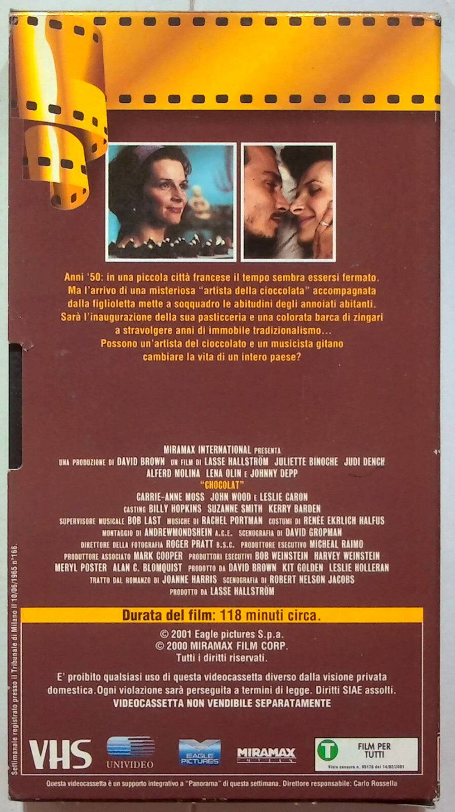 EBOND Chocolat Editoriale VHS VH001054