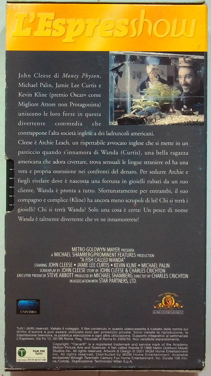 EBOND Un Pesce Di Nome Wanda Editoriale VHS VH001067