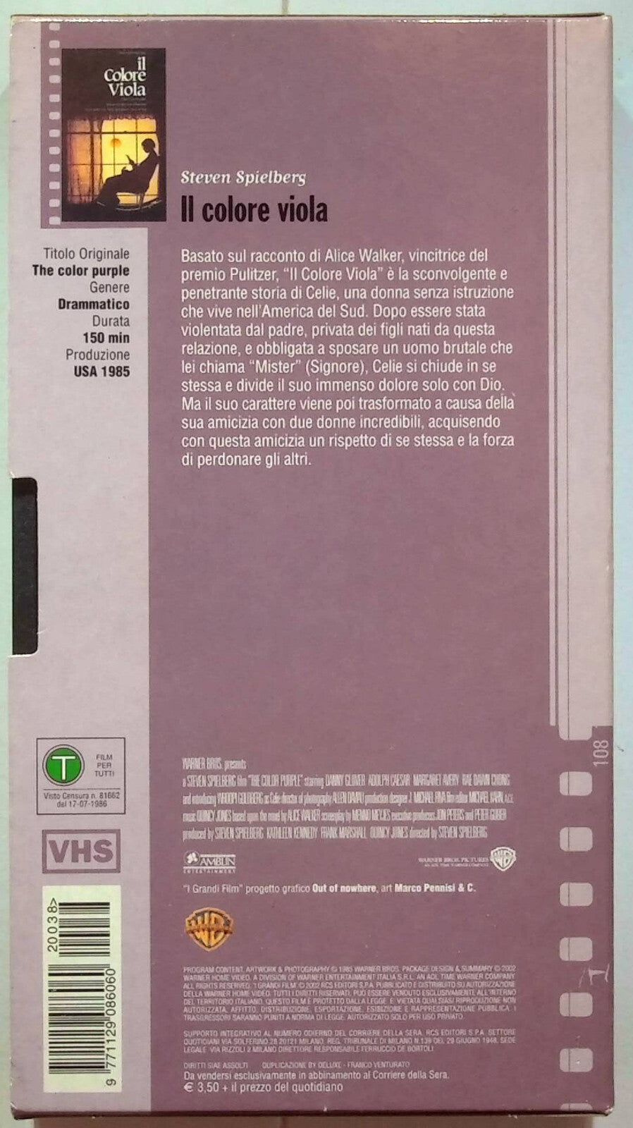 EBOND Il Colore Viola Editoriale VHS VH001079