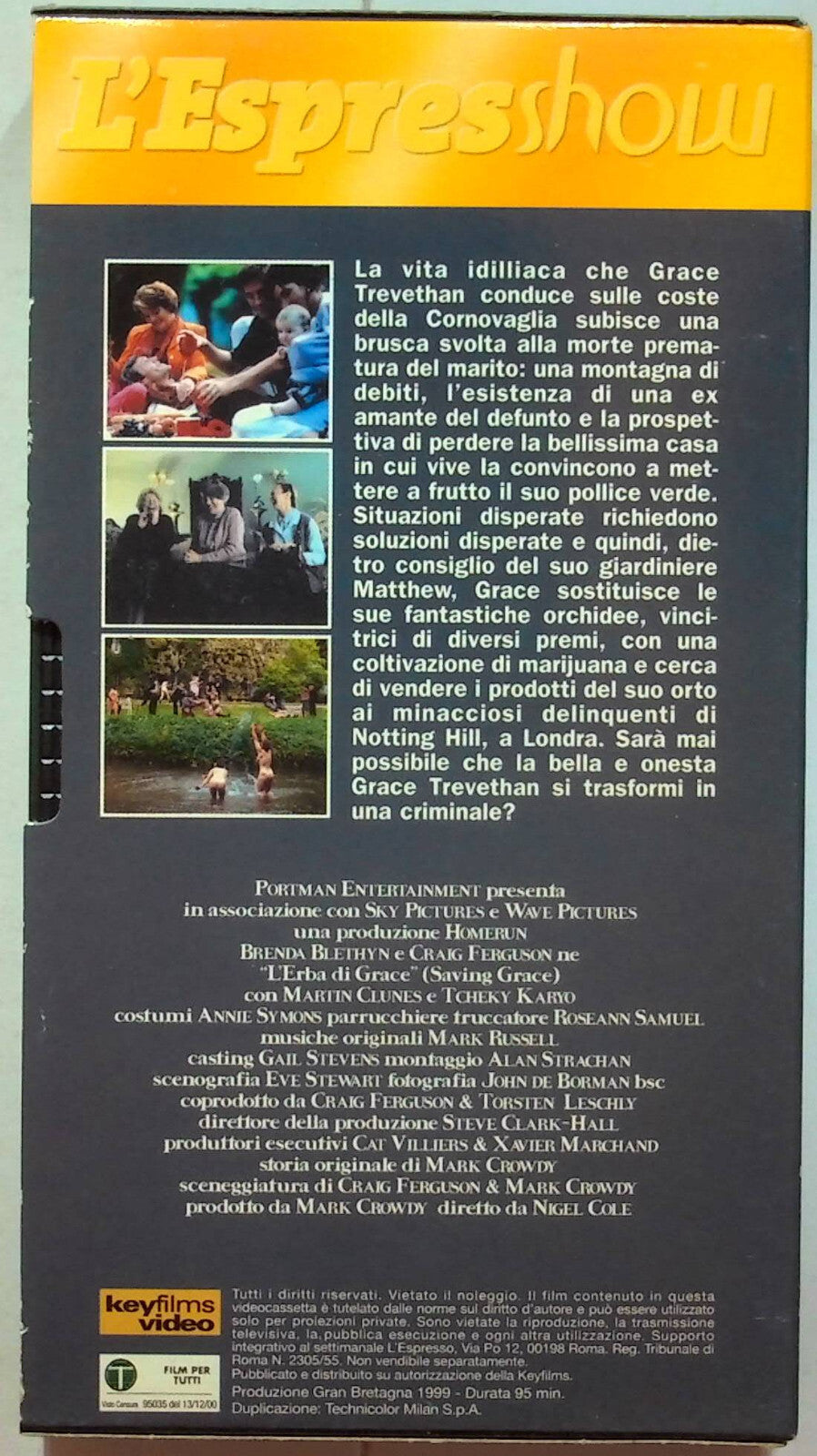 EBOND L'erba Di Grace Editoriale VHS VH001081