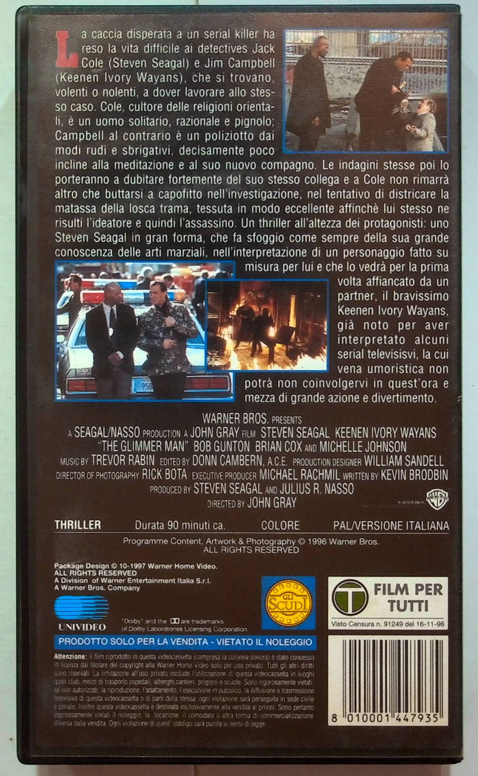 EBOND Delitti Inquietanti VHS VH001086