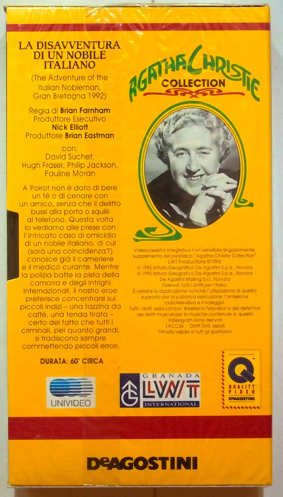 EBOND Le Disavveture Di Un Nobile Italiano - Agatha Christie Edit. VHS VH001138