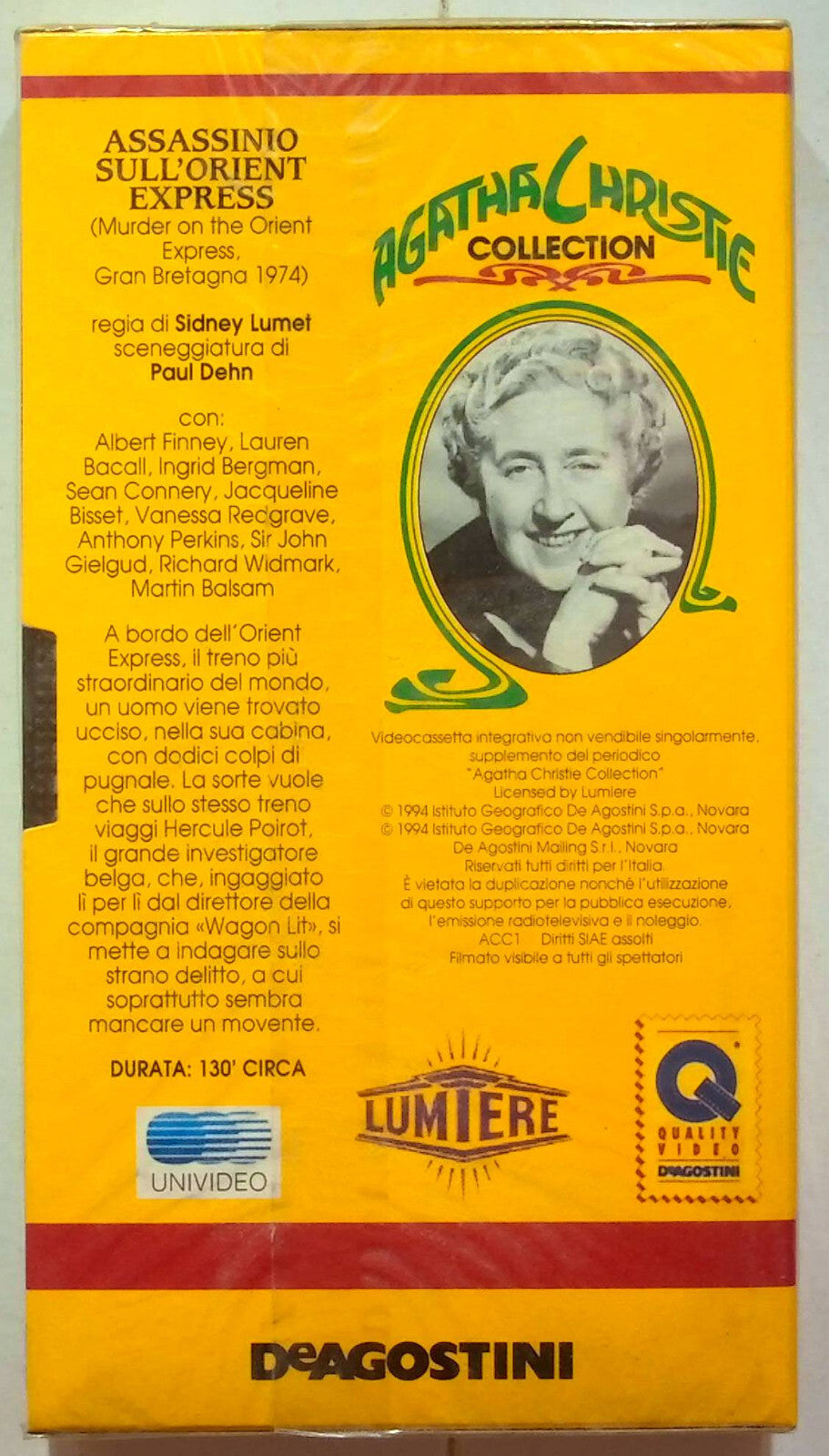 EBOND Assassinio Sull'orient Express - Agatha Christie - Editoriale VHS VH001167
