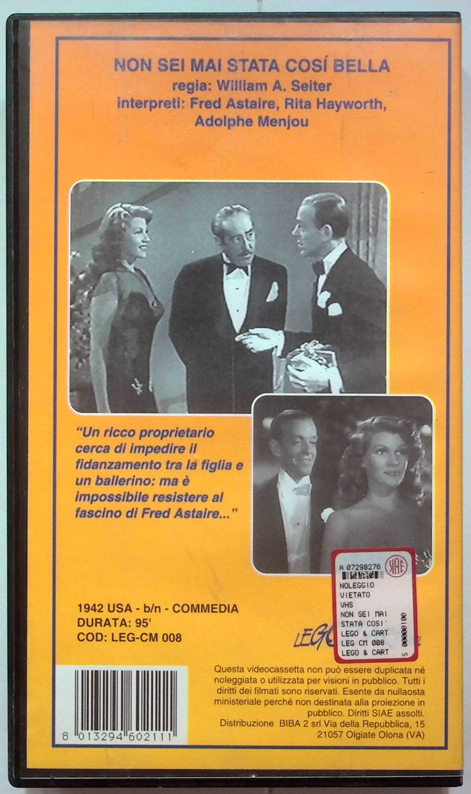 EBOND Non Sei Mai Stata Cosi Bella VHS VH001218