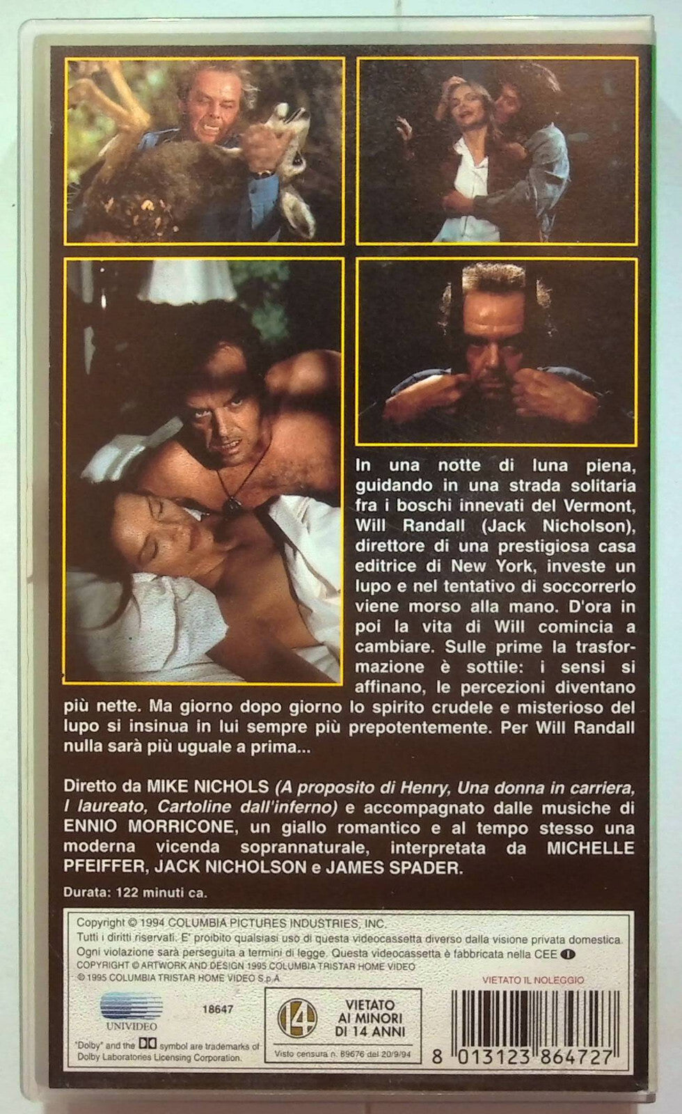 EBOND Wolf La Belva e Fuori VHS VH001224