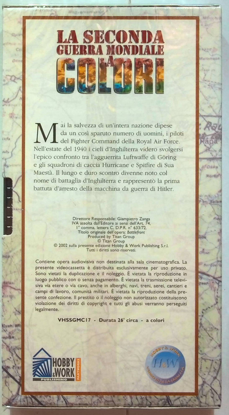 EBOND La Seconda Guerra Mondiale Tempesta Su Londra Editoriale VHS VH001302