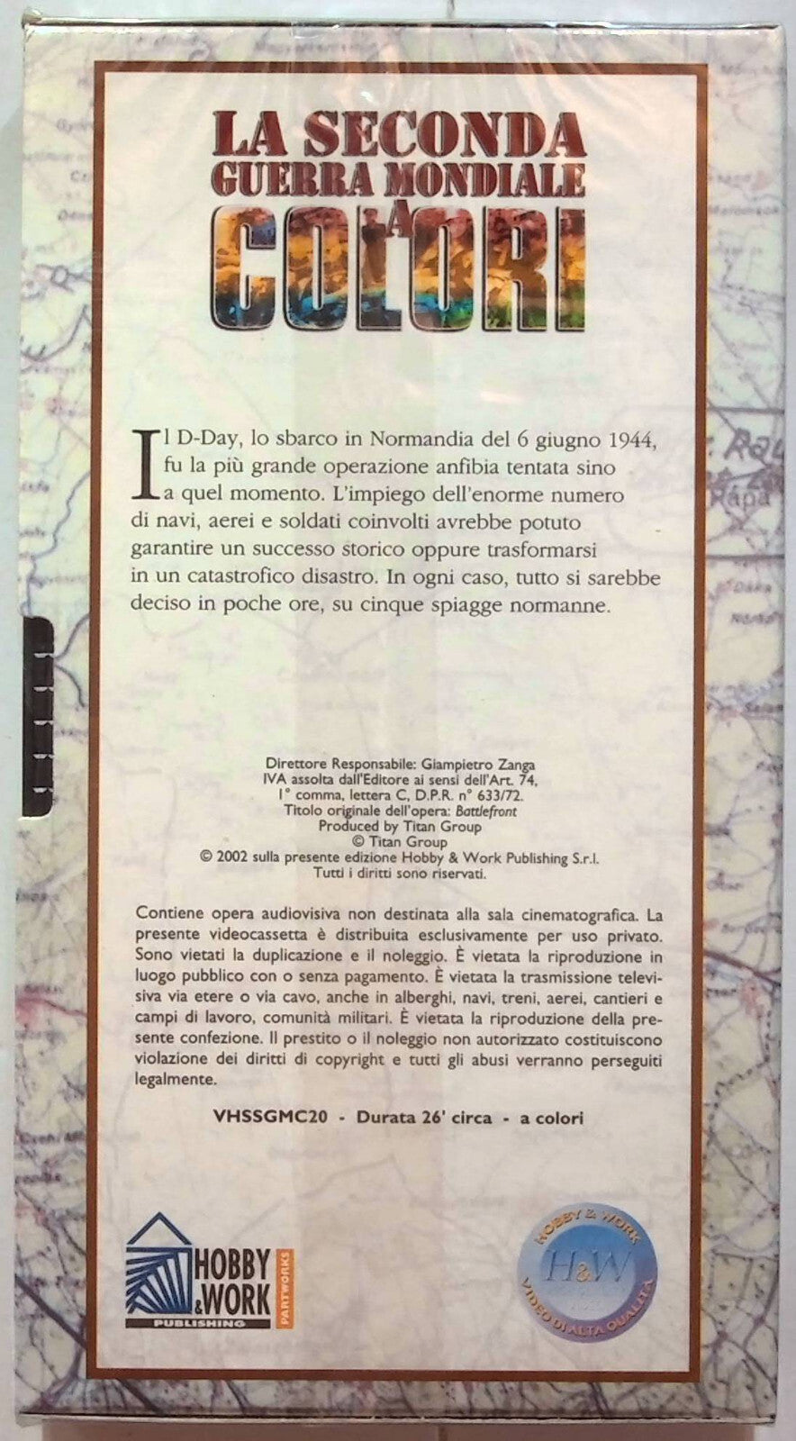 EBOND La Seconda Guerra Mondiale D-day:6 Giugno 1944 Editoriale VHS VH001307