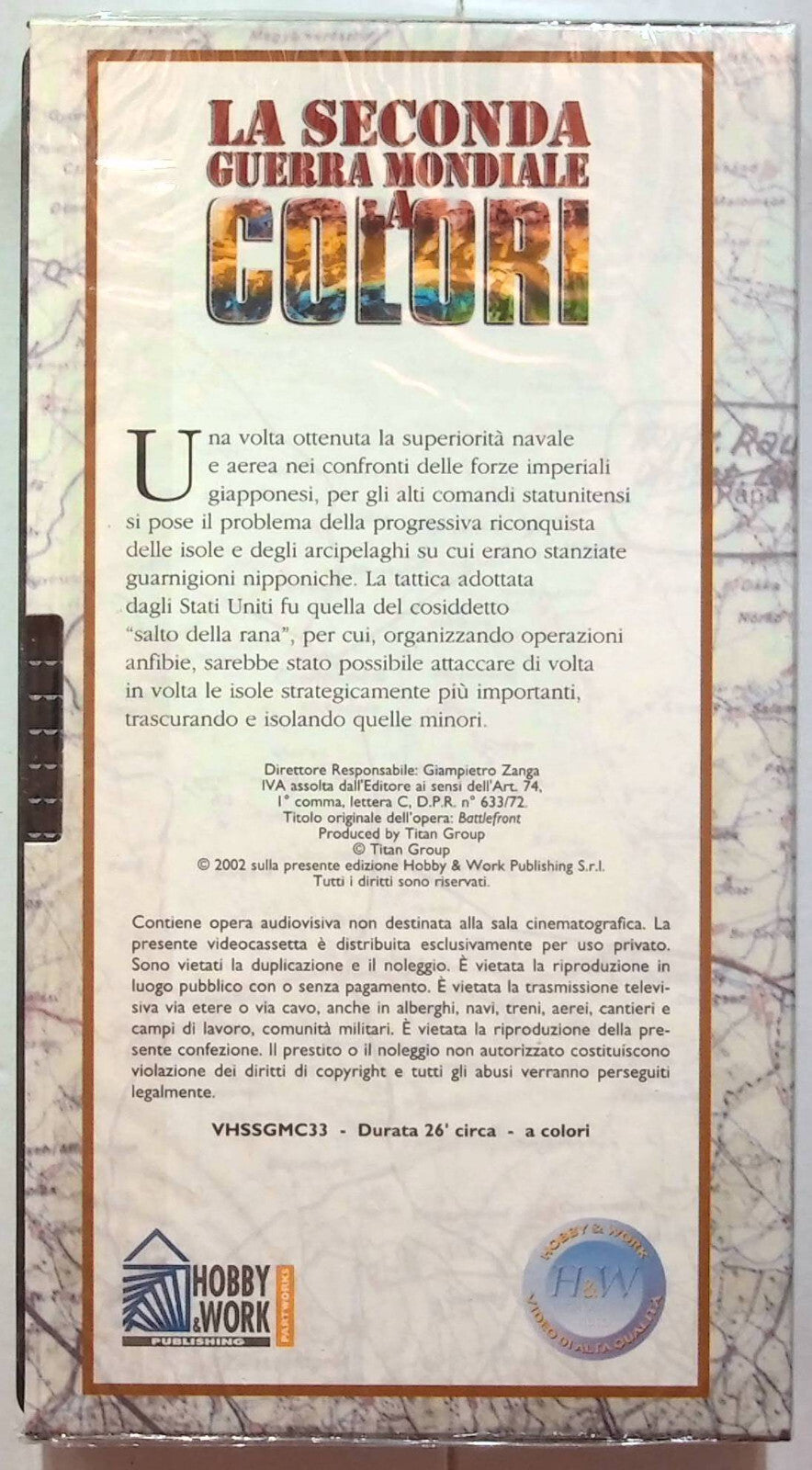 EBOND La Seconda Guerra Mondiale La Guerra Degli Atolli Editoriale VHS VH001312