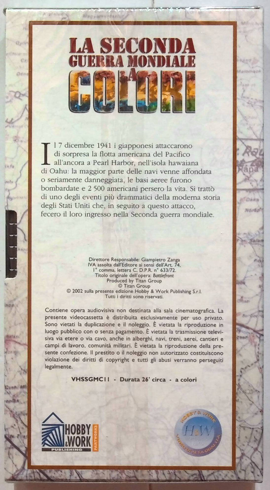 EBOND La Seconda Guerra Mondiale Pearl Harbor Editoriale VHS VH001313
