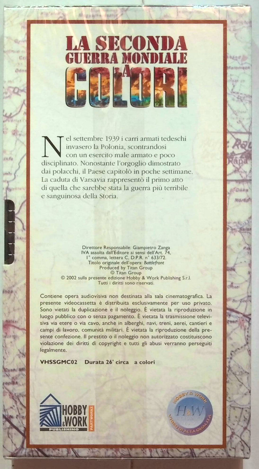 EBOND La Seconda Guerra Mondiale Polonia L'ombra Dellasvastica Edit.vhs VH001315