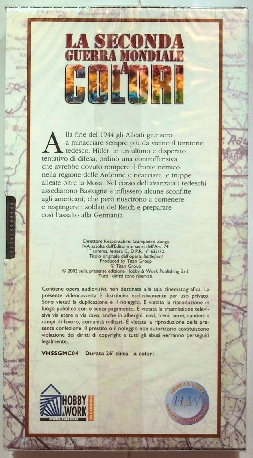 EBOND La Seconda Guerra Mondiale Operazione Bulge Editoriale VHS VH001316