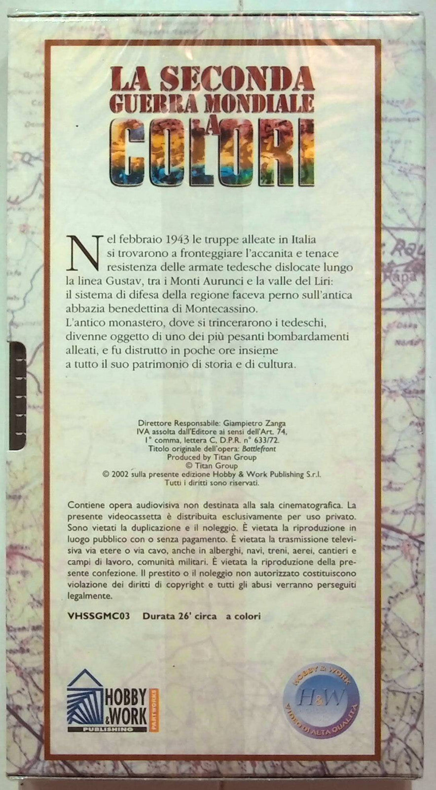 EBOND La Seconda Guerra Mondiale Cassino 1944 - Editoriale VHS VH001318