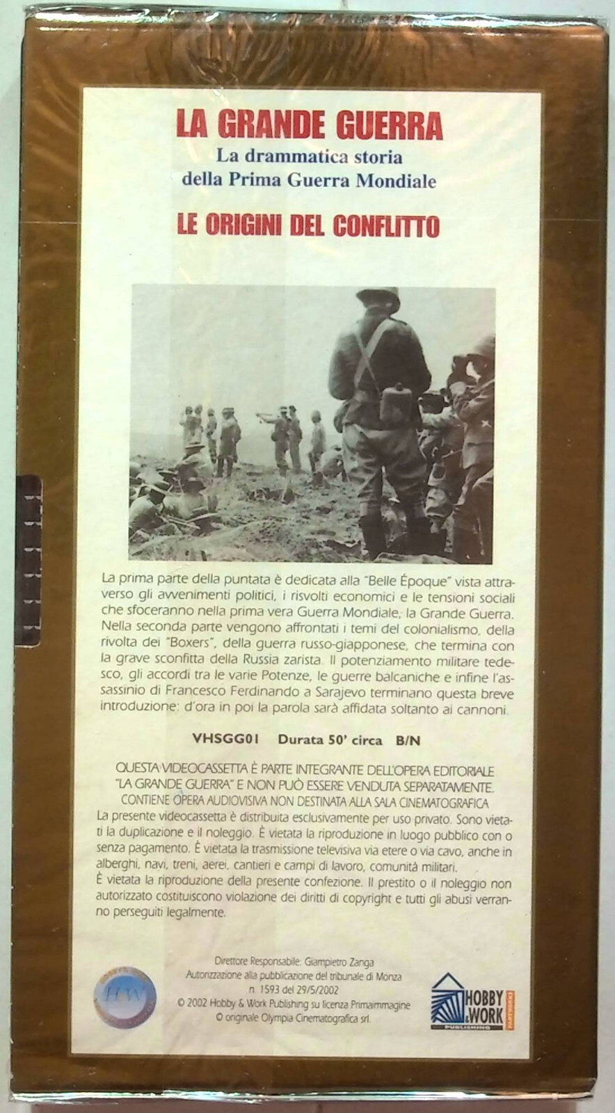 EBOND La Grande Guerra Le Origini Del Conflitto Editoriale VHS VH001324
