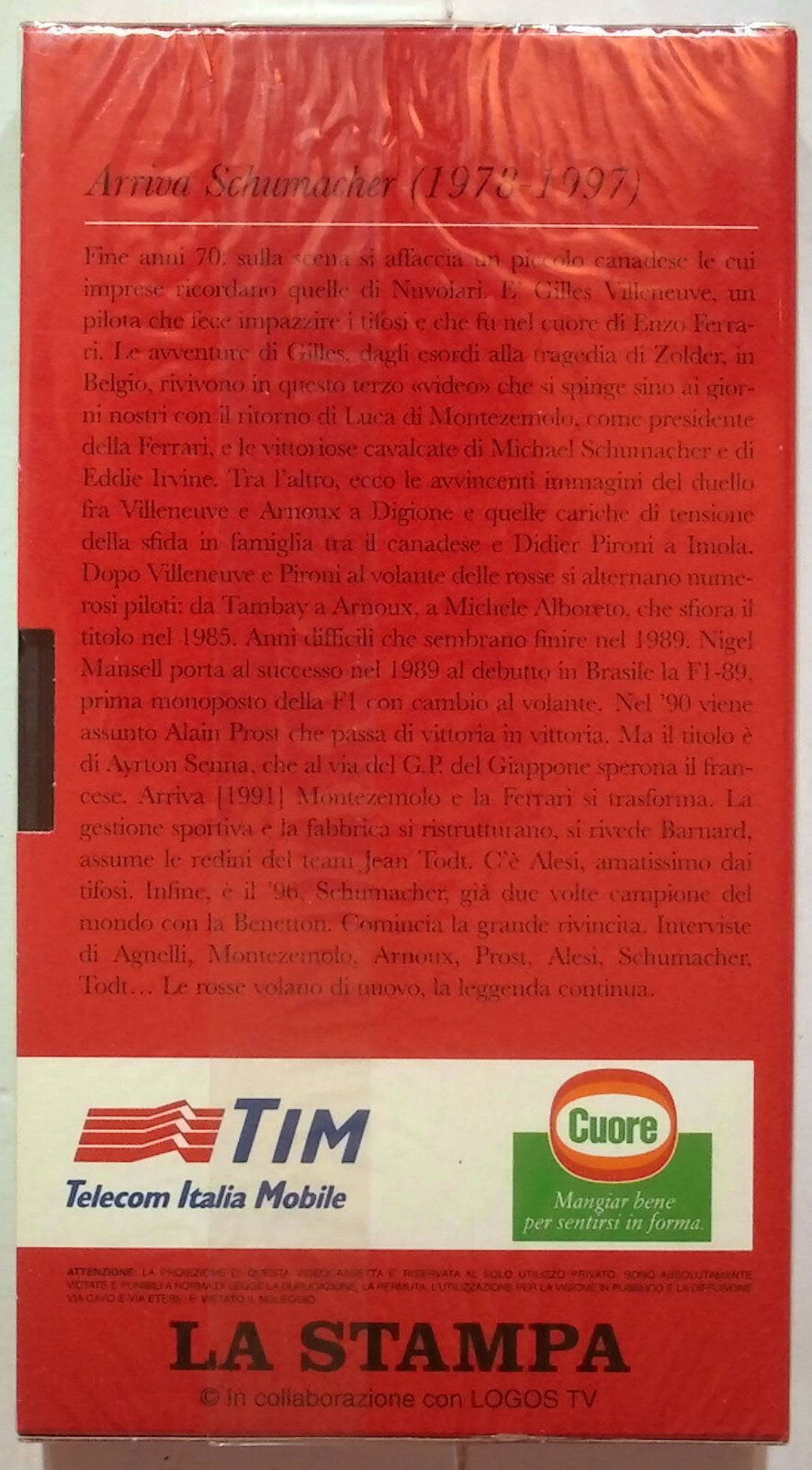 EBOND I 50 Anni Della Ferrari Arriva Schumacher 1978/97 Vol3 Edit. VHS VH001335