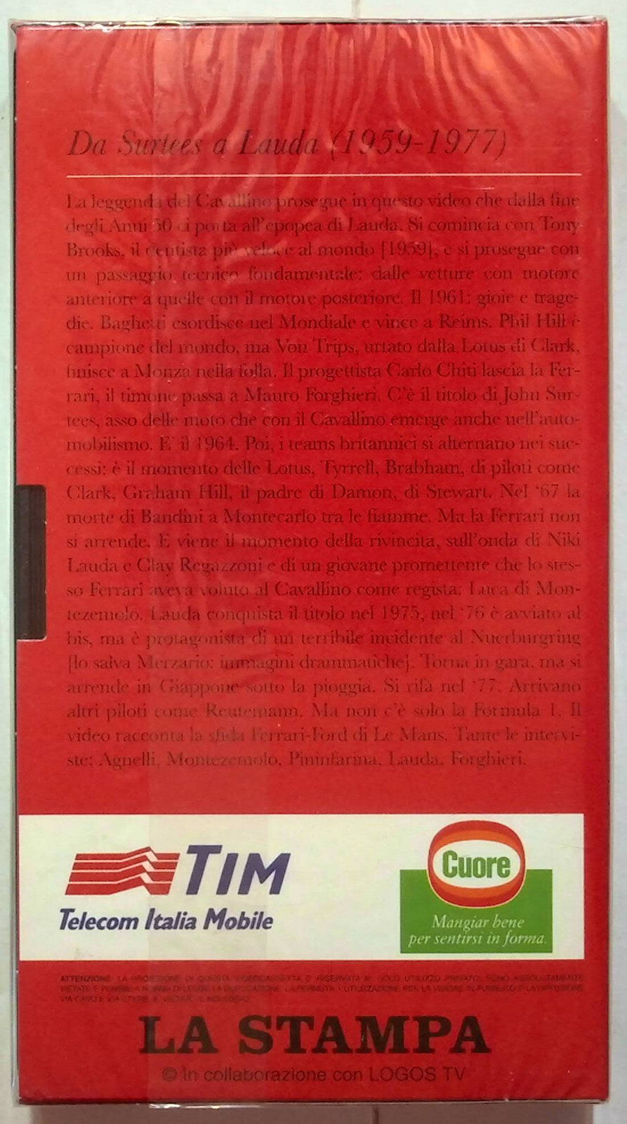 EBOND I 50 Anni Della Ferrari Da Surtes a Lauda 1959/77 Vol.2 Edit. VHS VH001336