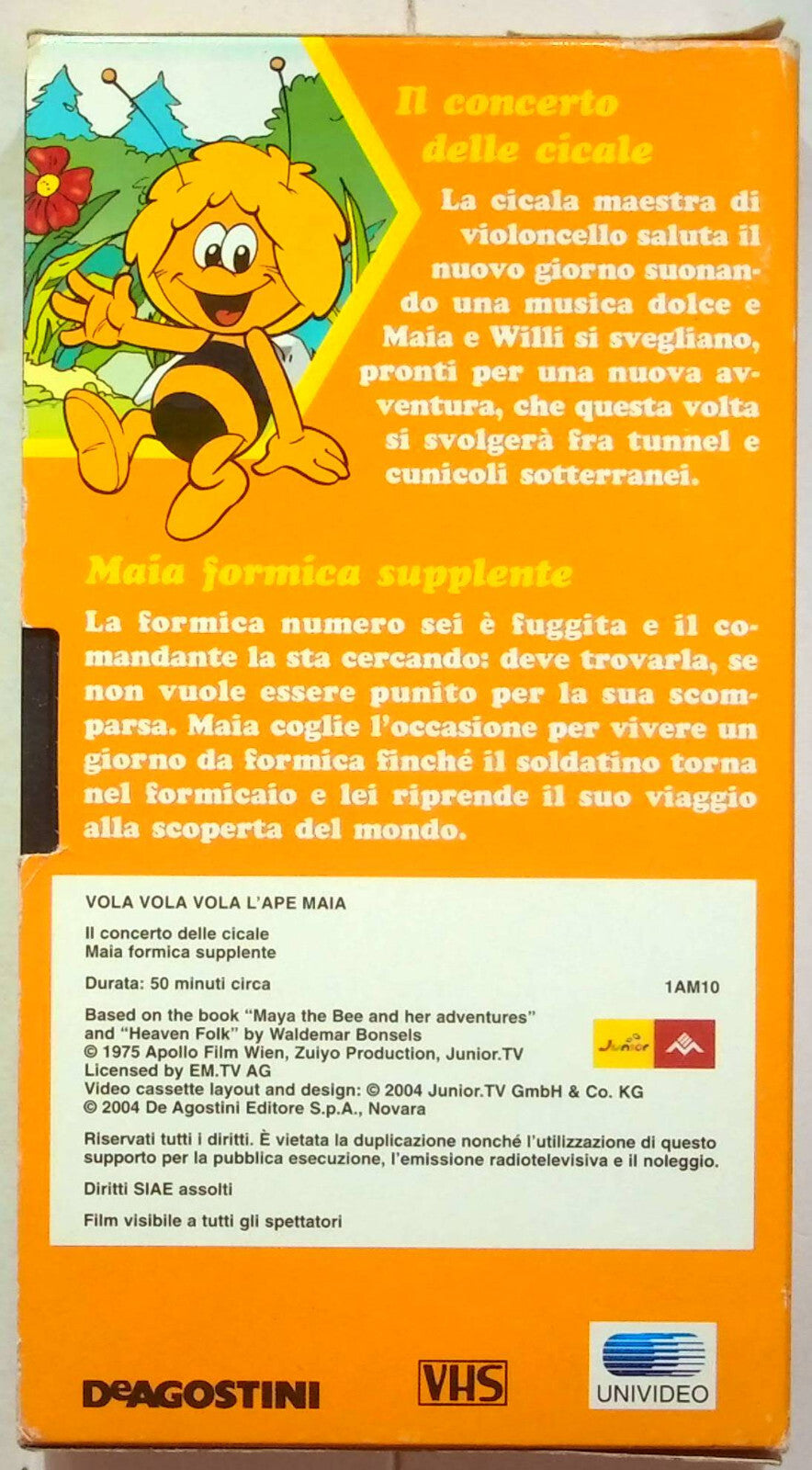 EBOND L'ape Maia Volume 10 Editoriale VHS VH001358