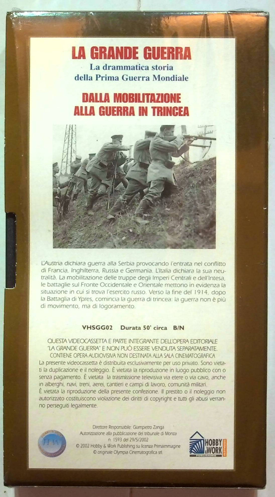 EBOND La Grande Guerra Dalla Mobilitazione Alla Guerra Intrincea Ed.vhs VH001381