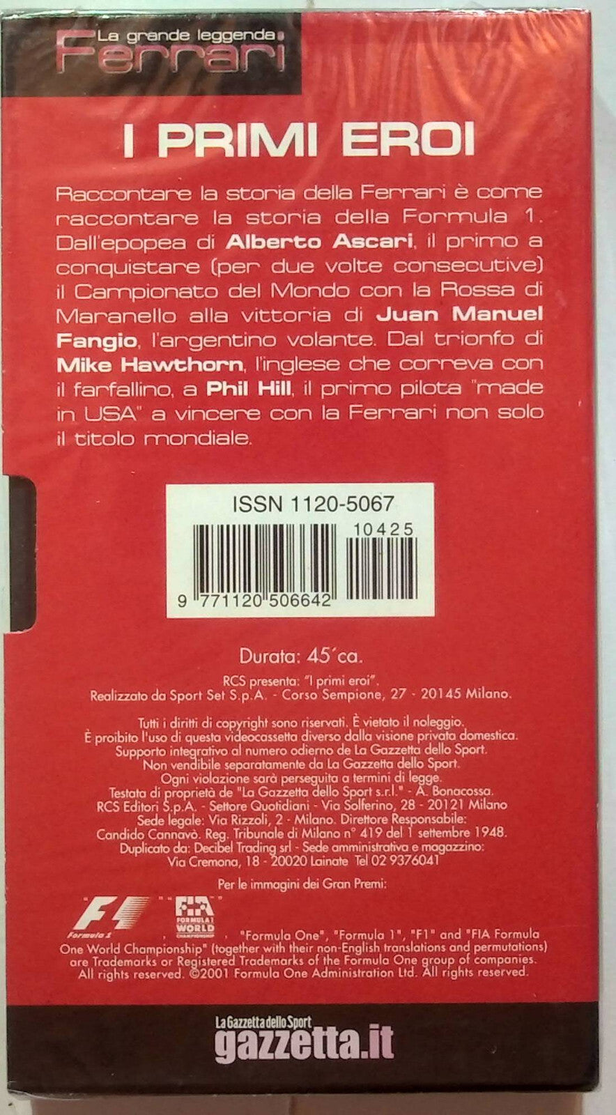 EBOND La Leggenda Della Grande Ferrari Volume 3 Editoriale VHS VH001389