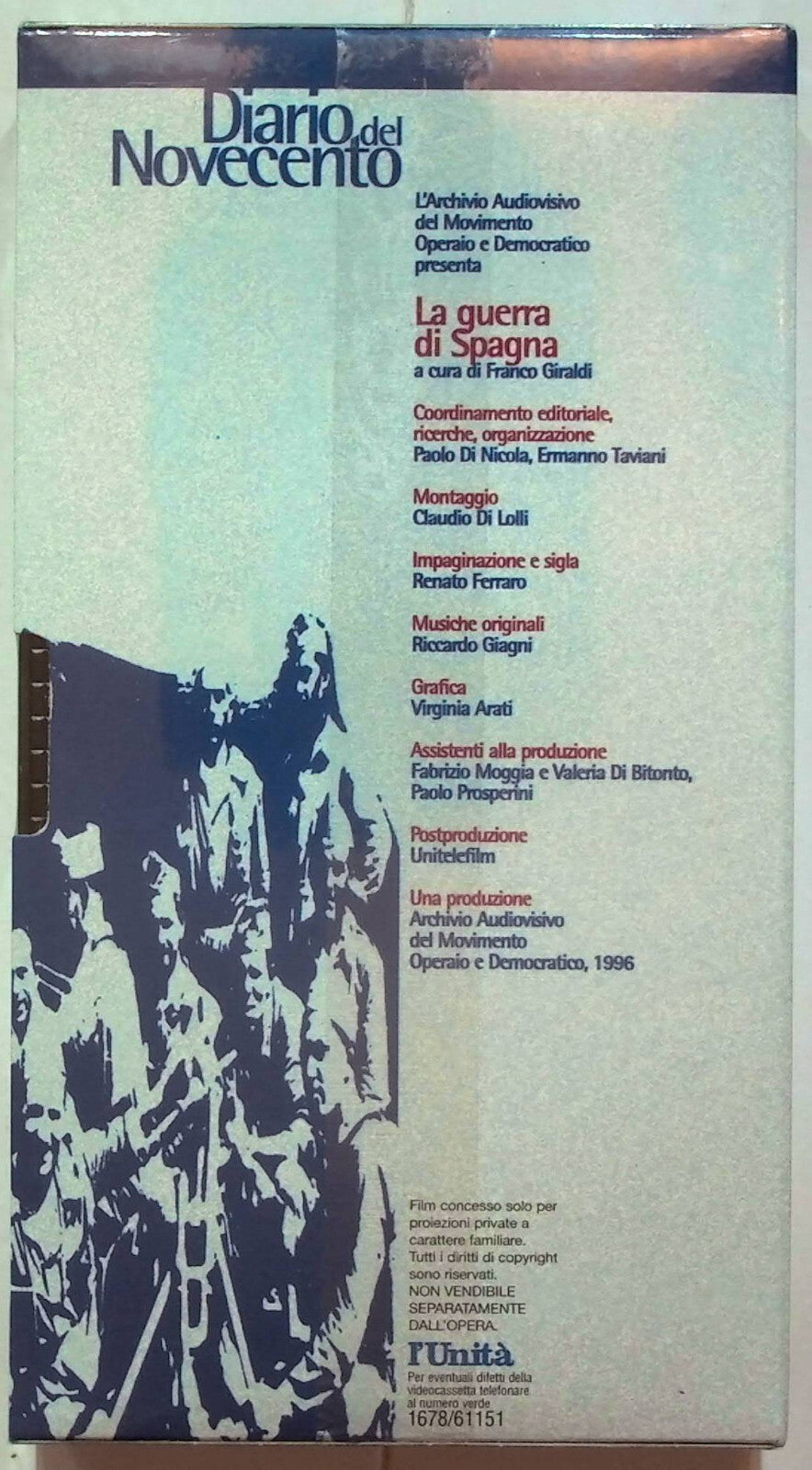EBOND Diario Del Novecento - La Guerra Di Spagna Vol 3 Editoriale VHS VH001393