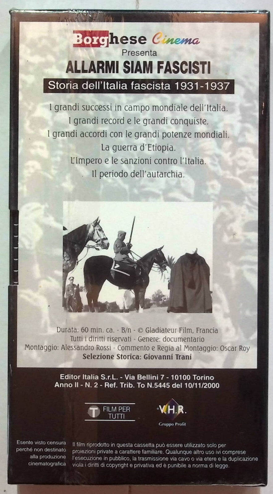 EBOND Storia Dell'italia Fascista Volume 2 Editoriale VHS VH001418
