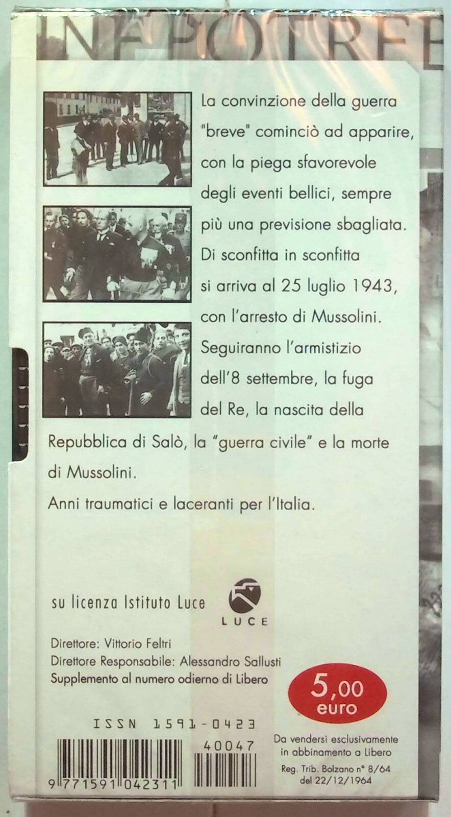 EBOND Storia Del Fascimo Volume 5 Editoriale VHS VH001424