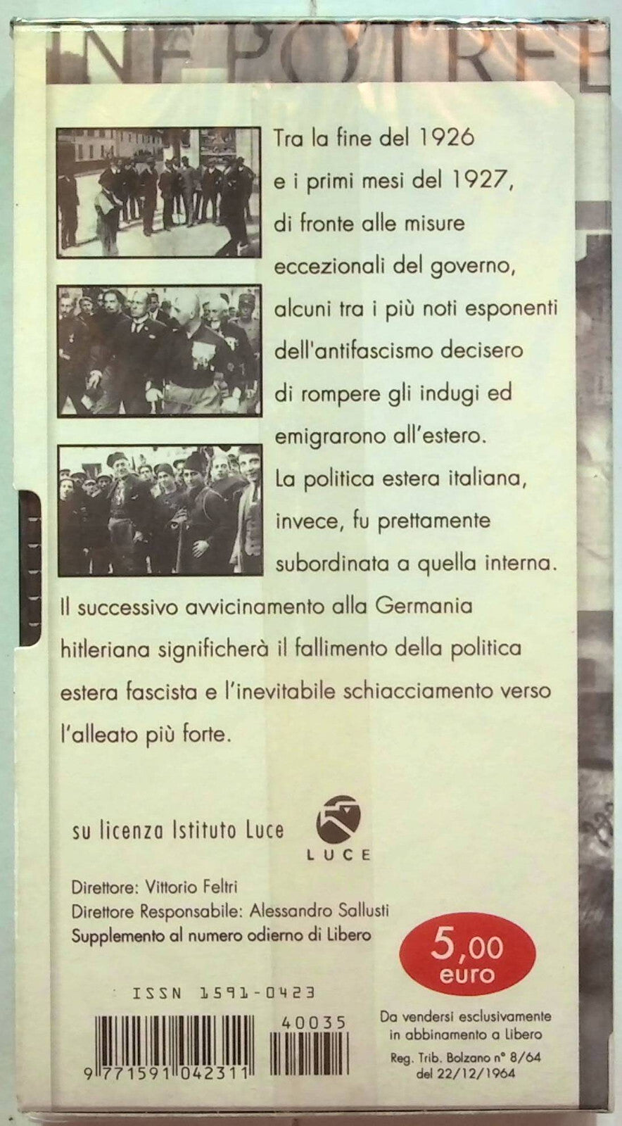 EBOND Storia Del Fascimo Volume 3 Editoriale VHS VH001426