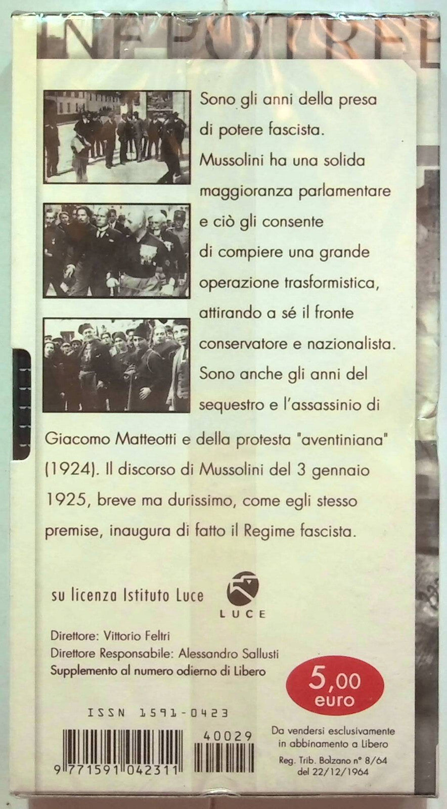 EBOND Storia Del Fascimo Volume 2 Editoriale VHS VH001427