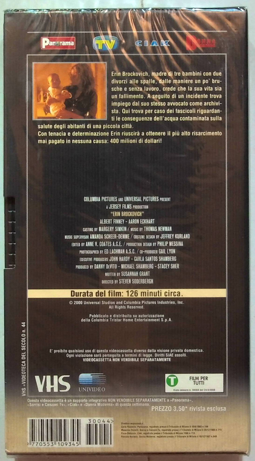 EBOND Erin Brockovich - Forte Come La Verita Editoriale VHS VH001525