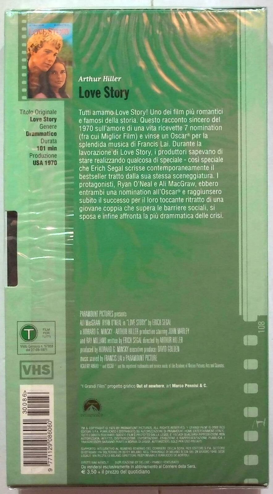 EBOND Love Story Editoriale VHS VH001528