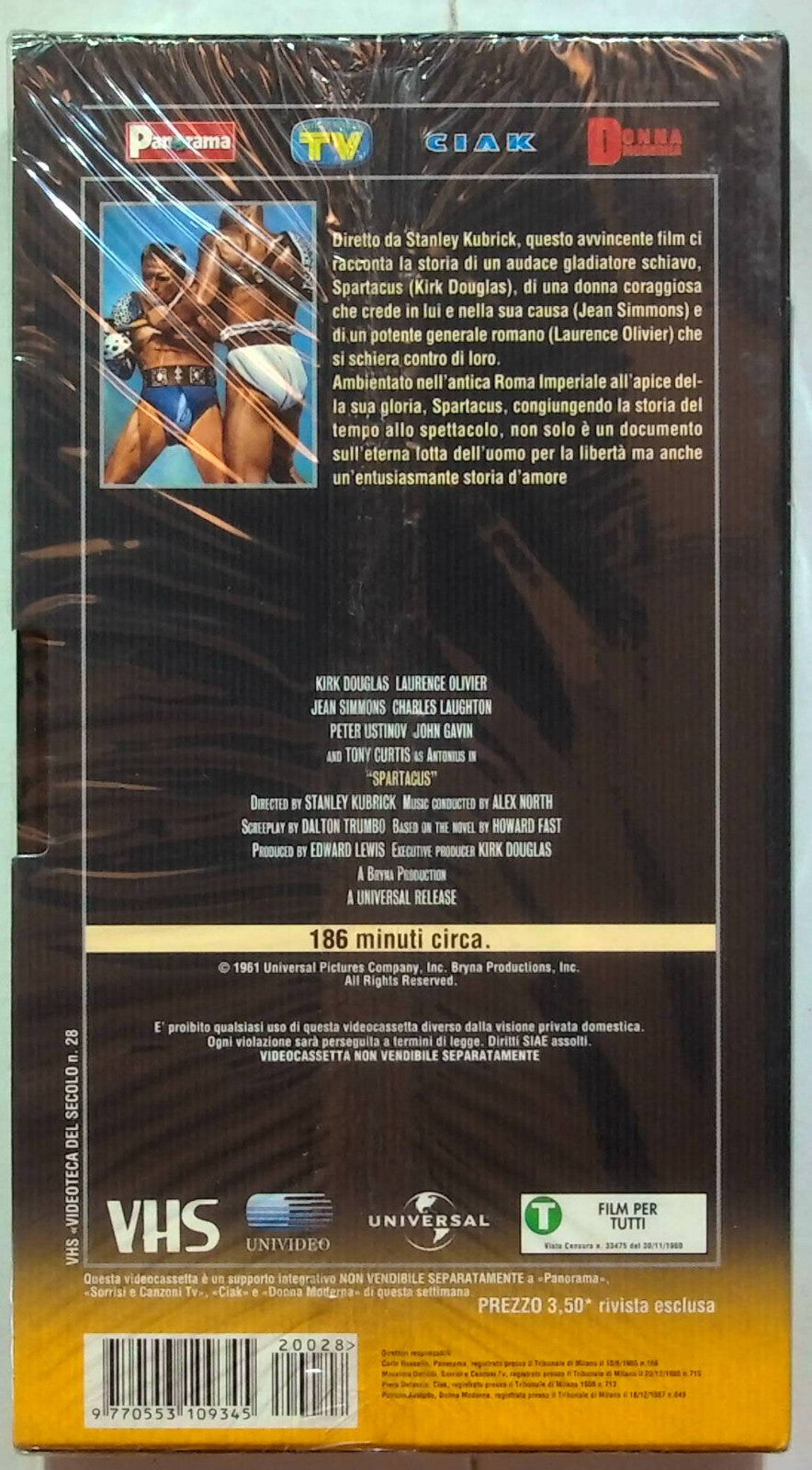 EBOND Spartacus Editoriale VHS VH001533