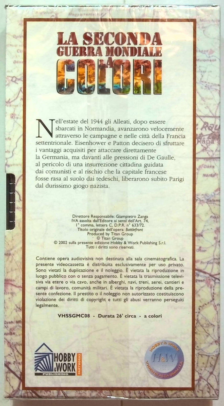 EBOND La Seconda Guerra Mondiale La Liberazione Di Parigi Edit. VHS VH001541