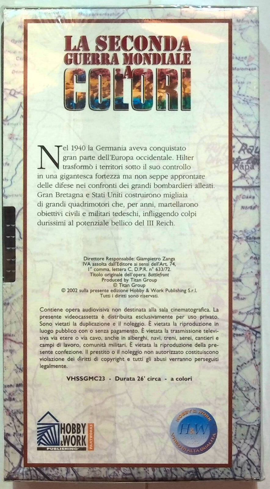 EBOND La Seconda Guerra Mondiale Germania Apocalisse Dal Cielo Edit.vhs VH001542