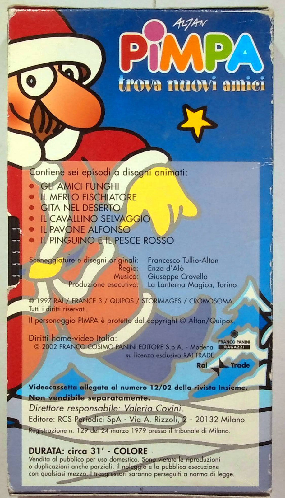 EBOND Pimpa Trova Nuovi Amici Editoriale VHS VH001611