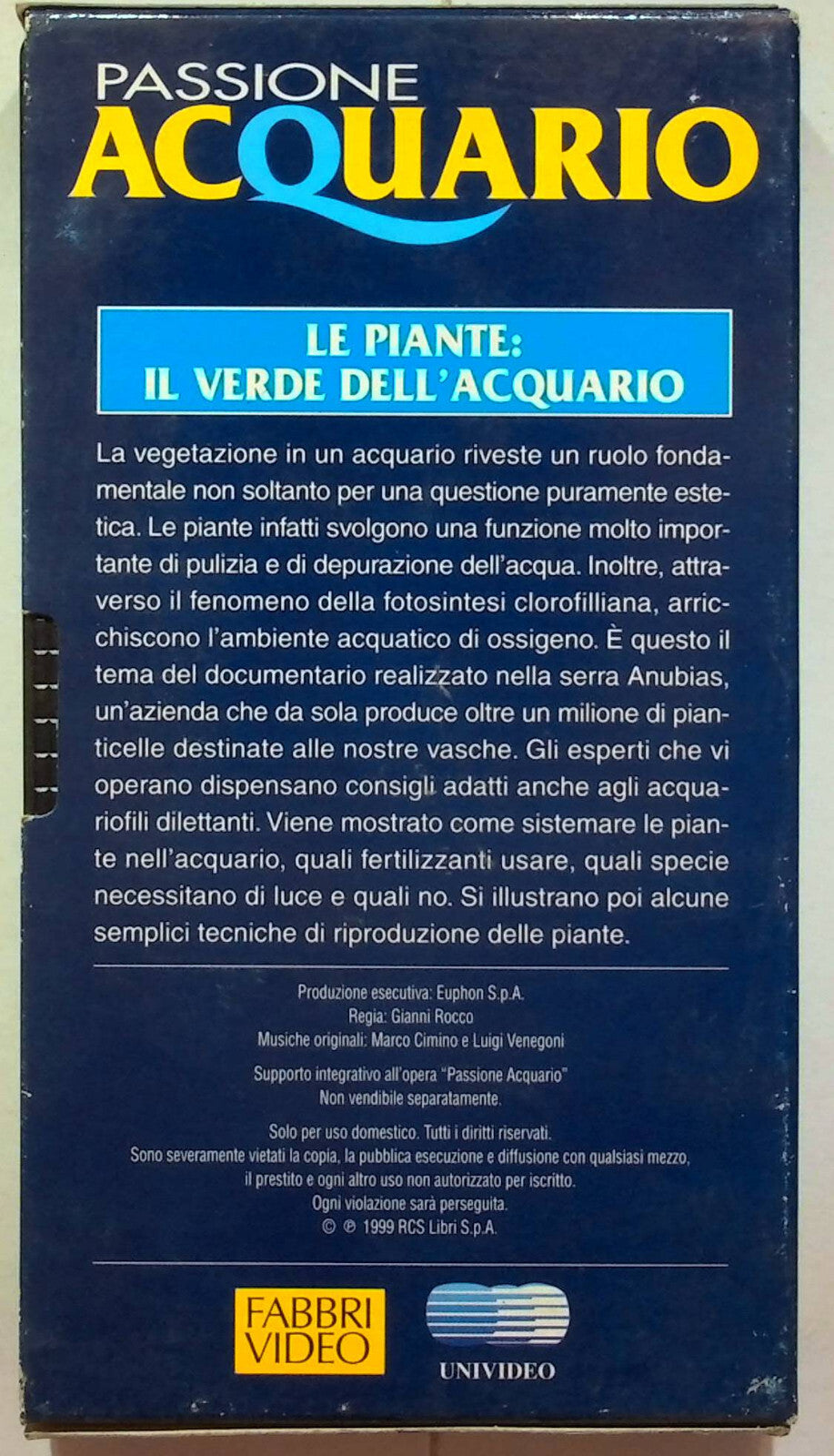EBOND Passione Acquario - Le Piante Il Verde Dell'acquario Edit. VHS VH001639