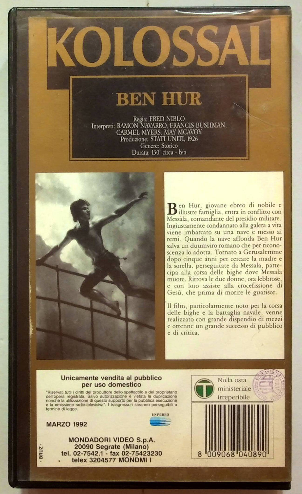 EBOND Ben Hur VHS VH001660