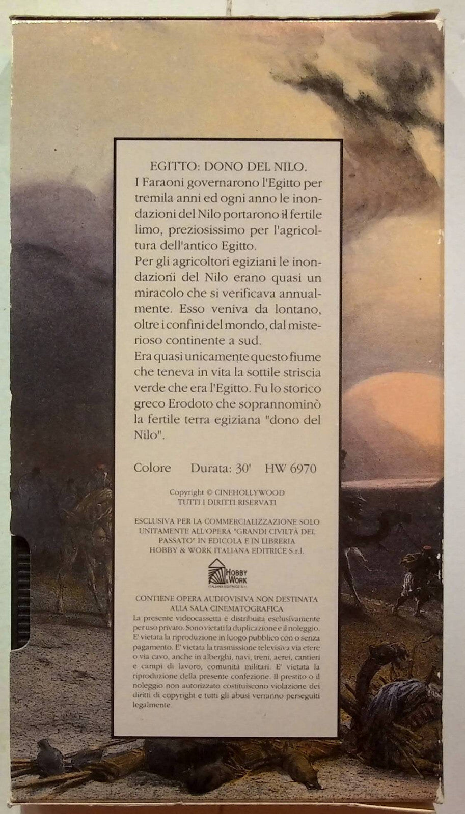 EBOND Grandi Civilta Del Passato - Egitto Dono Del Nilo Editoriale VHS VH001678