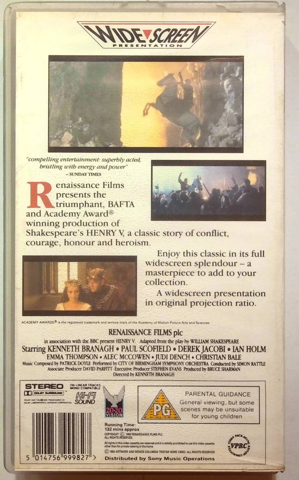 EBOND Henry V VHS VH001681