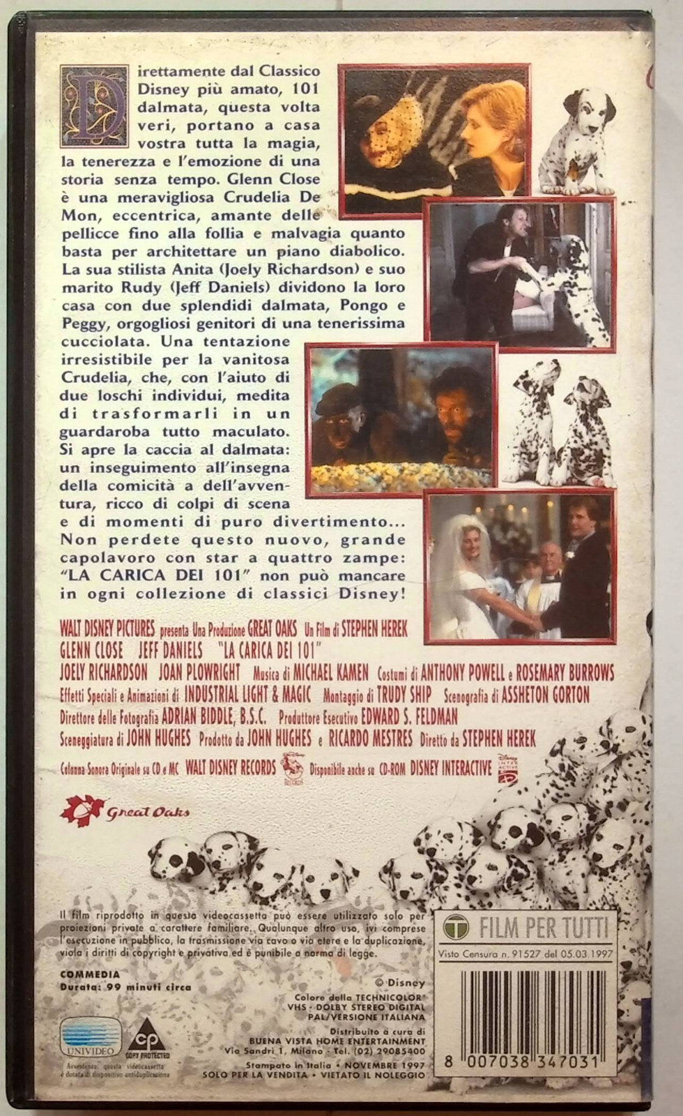 EBOND La Carica Dei 101 VHS VH001687